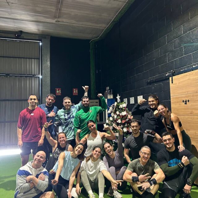 grupo atletas Navidad